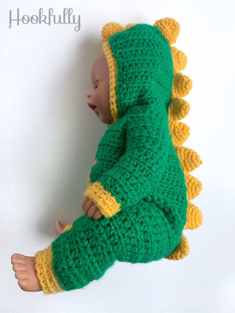 20 Free Crochet Dinosaur Patterns 10 Dinosaur Baby Doll Onesie Crochet Pattern