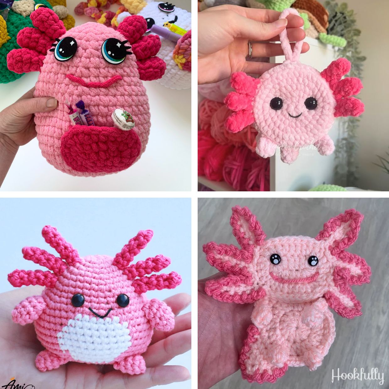 21 Free Crochet Axolotl Patterns