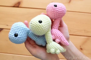 20 Free Crochet Dinosaur Patterns 31 Dinosaur rattle crochet pattern