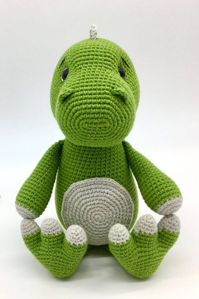 20 Free Crochet Dinosaur Patterns 15 Crochetasaurus Rex T-Rex Amigurumi Pattern