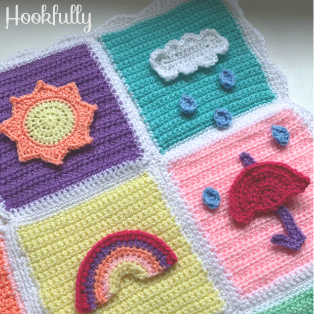 Weather Appliques Free Crochet Patterns