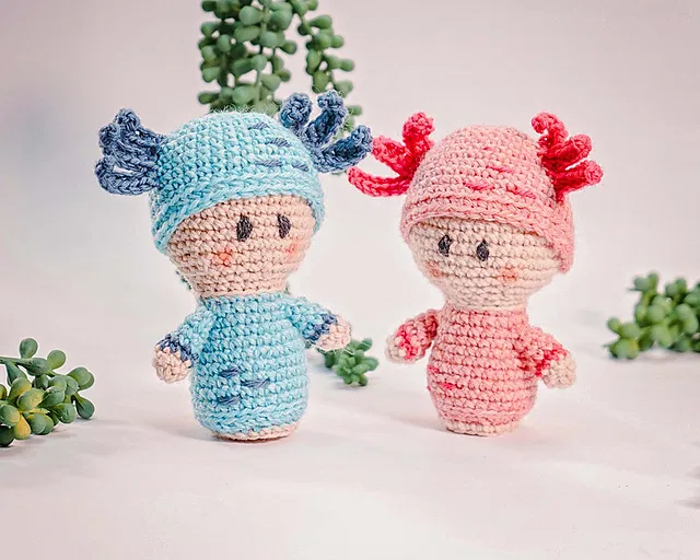 Axolotl Ami Peg Doll Tutorial