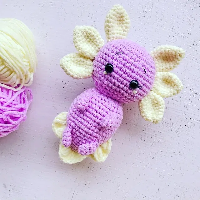 Kiki Baby Axolotl Crochet Pattern