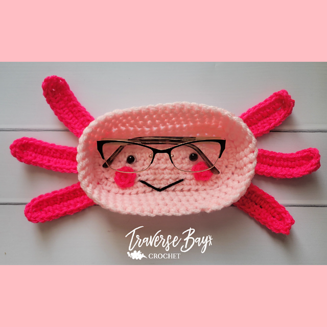 Axolotl Glasses Holder Crochet Pattern