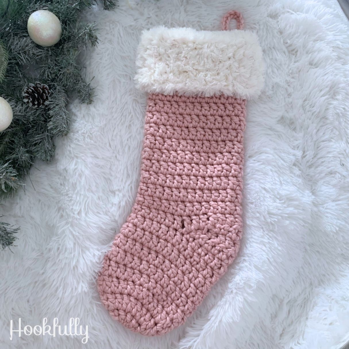 free crochet christmas stocking pattern for beginners 3 Blushmallow free crochet christmas stocking pattern for beginners