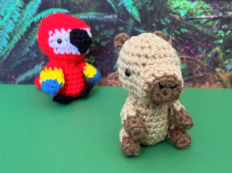 Little Capybara Amigurumi Crochet Pattern