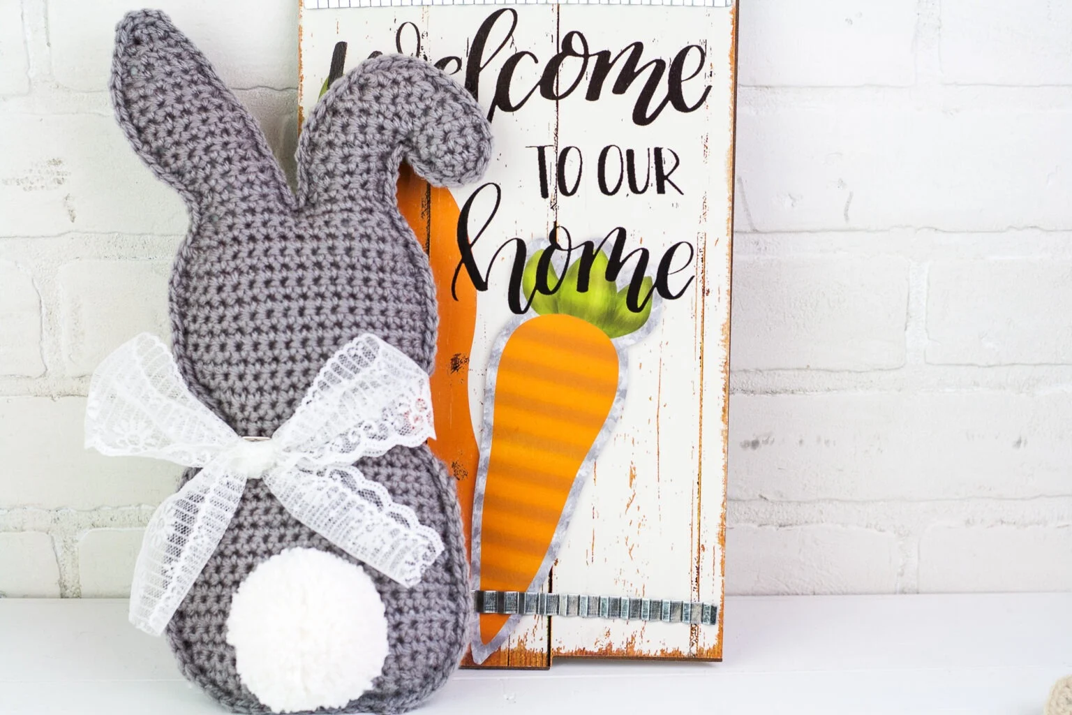 Flat Ragdoll Easter Bunny Decor Pattern