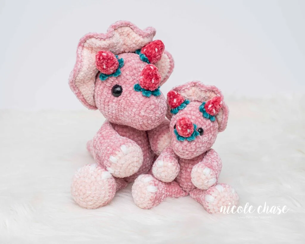 20 Free Crochet Dinosaur Patterns 21 Free Strawberry Tanner Triceratops Amigurumi Patterns