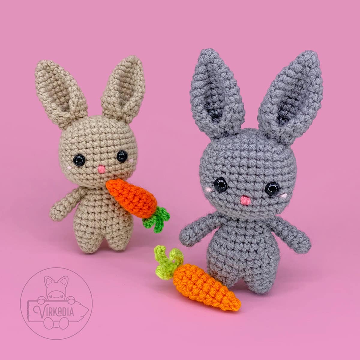 Bunny Pocket Pet Amigurumi Crochet Pattern