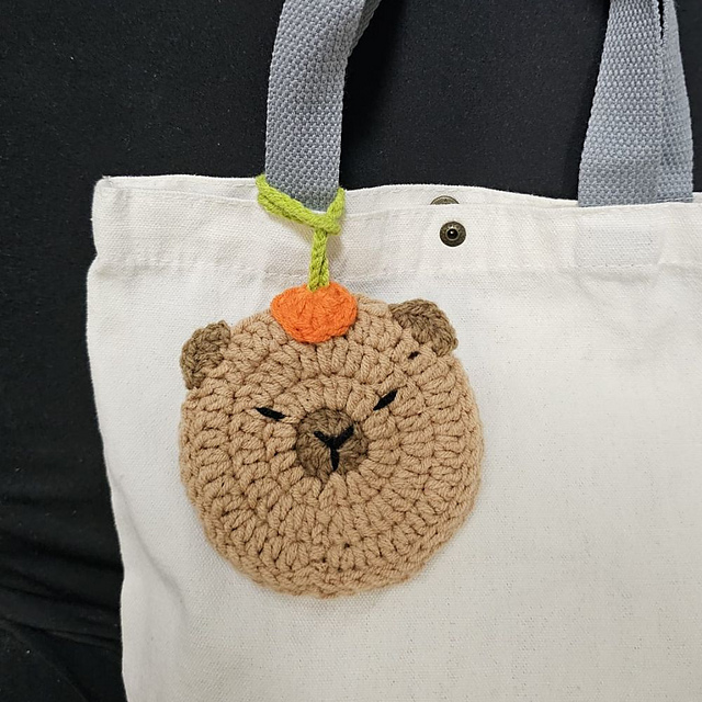 Mini Capybara Crochet Pouch Tutorial