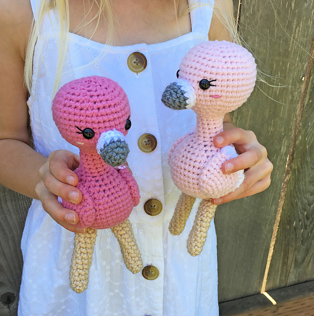 Mini Flamingo Amigurumi Free Crochet Pattern