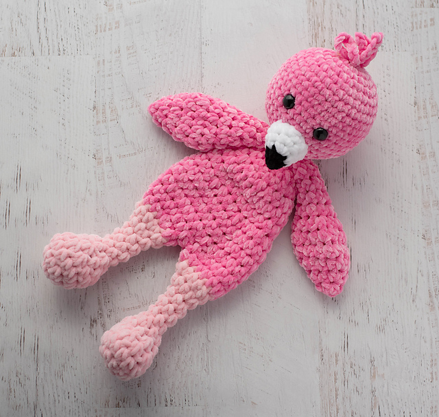 Fiona Flamingo Snuggler Free Crochet Pattern