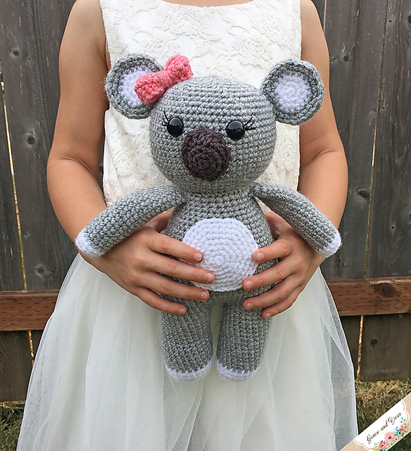 Katie Koala Amigurumi Free Crochet Pattern