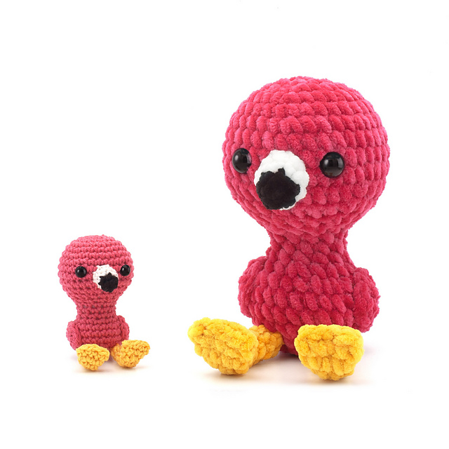 Easy Flamingo Amigurumi Free Crochet Pattern