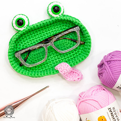 91 Free Crochet Woodland Animals Patterns 46 Frog Glasses Holder Free Crochet Pattern