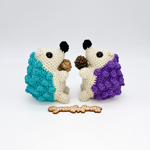 91 Free Crochet Woodland Animals Patterns 31 Hestia No-Sew Hedgehog Free Crochet Pattern