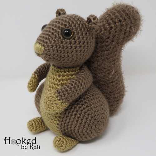 91 Free Crochet Woodland Animals Patterns 29 Hygge Squirrel Free Crochet Pattern