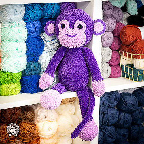 Mischief the Monkey Free Crochet Pattern