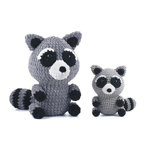 91 Free Crochet Woodland Animals Patterns 34 Raccoon Amigurumi Free Crochet Pattern