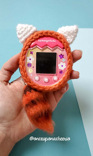 Red Panda Tamagotchi Case Crochet Pattern