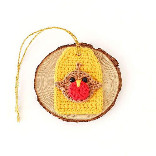 91 Free Crochet Woodland Animals Patterns 26 Robin Applique Free Crochet Pattern