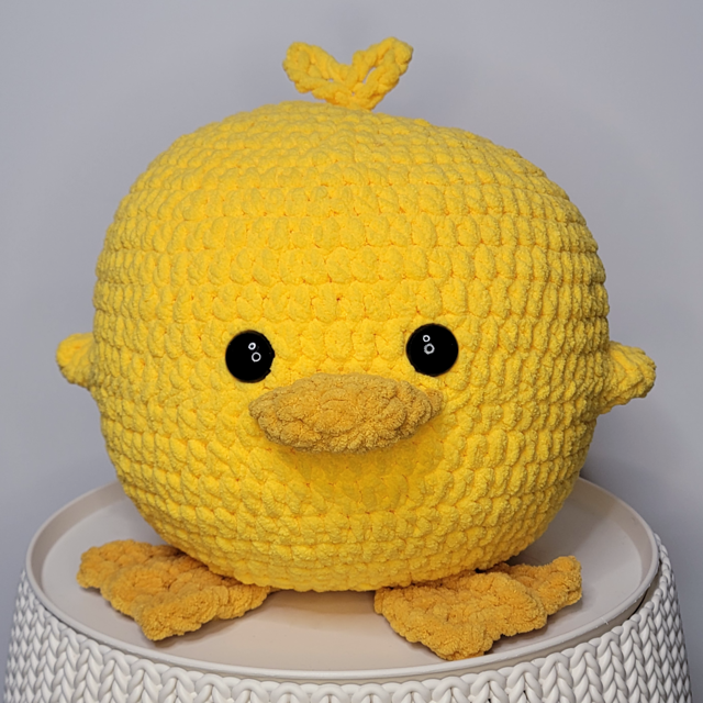 85 Free Crochet Farm Animals Patterns 86 Duckie Squish Pillow Free Crochet Pattern